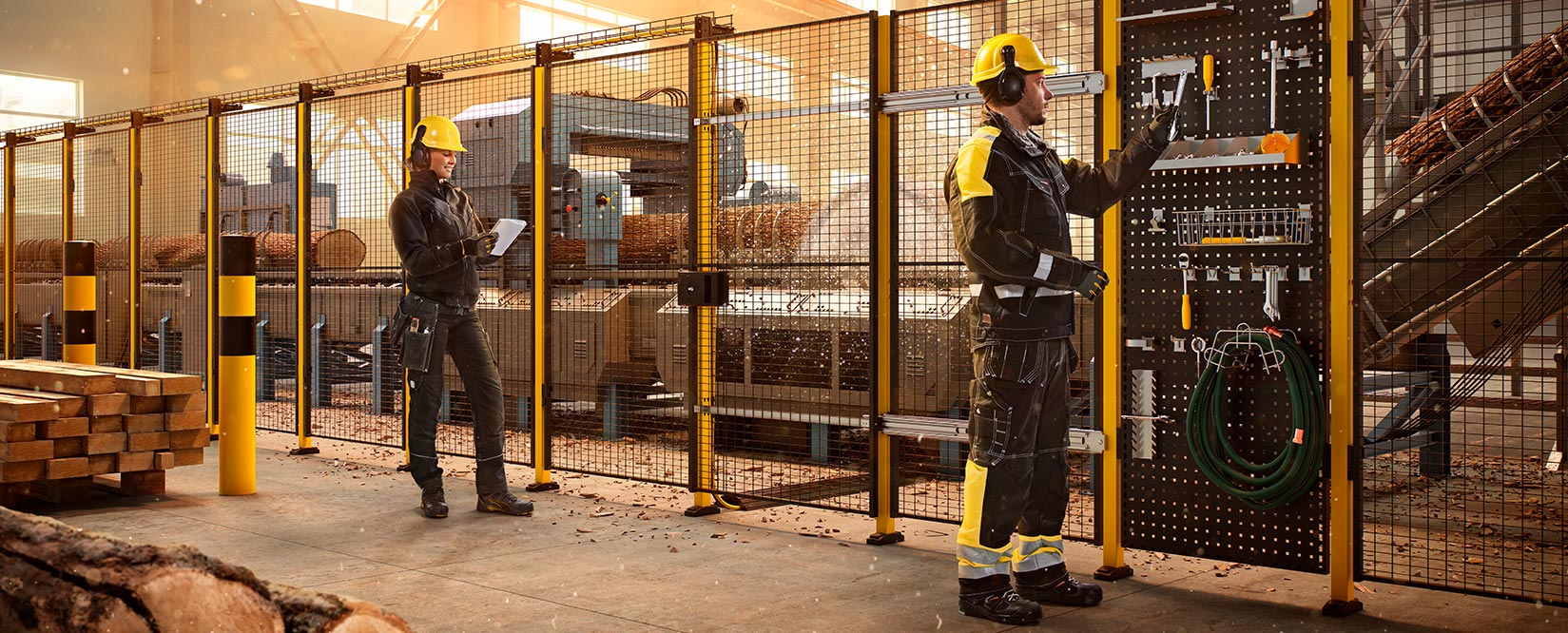 SchutzzaunSysteme, Schutzgitter, Schutzeinrichtungen von Axelent