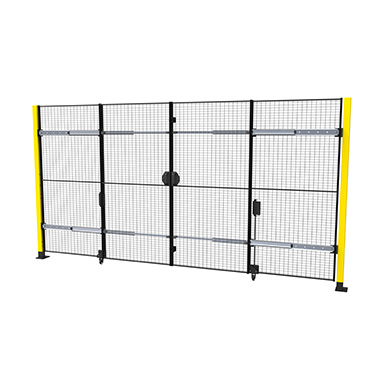 Schwenk- und Schiebetür-Kombination