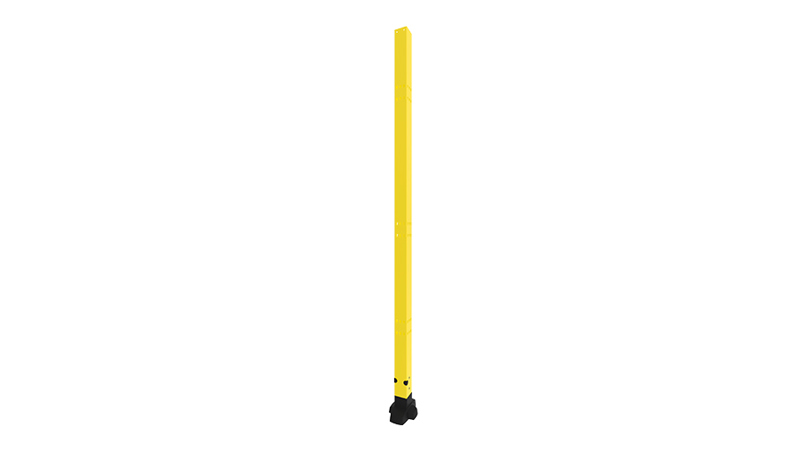Yellow post for machine guarding X-Guard 70x70mm