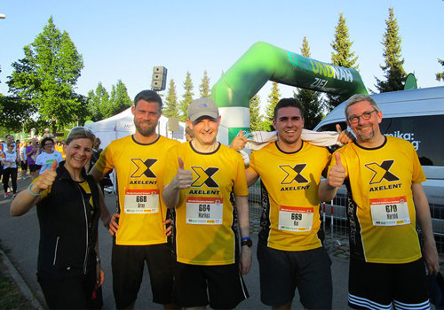 Axelent mit starker Teamleistung beim Firmenlauf in Degerloch