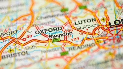 Axelent Swindon map