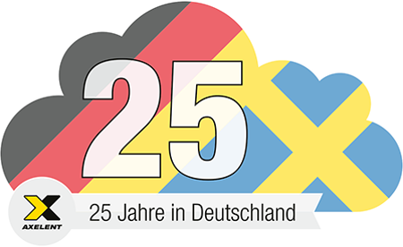 Axelent Schutzzaun Logo 25 Jahre