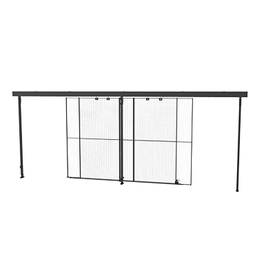 Überlappende Schiebetür