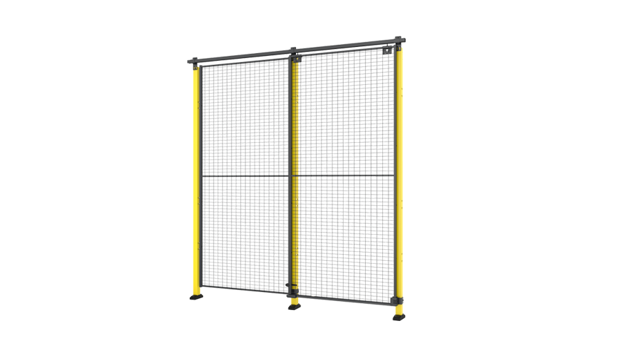 Einfache Schiebetür