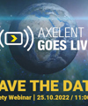SAVE THE DATE - Axelent Safety Webinar am 25. Oktober 2022 (11 Uhr)