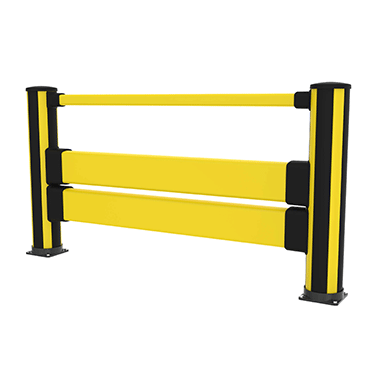 Fußgänger-Barriere mit Rammschutz "Double"