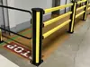 pedestrian gate for impact protection
