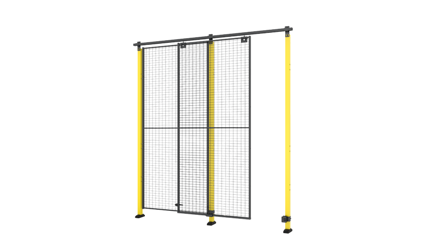 Einfache Schiebetür