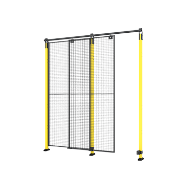 Einfache Schiebetür