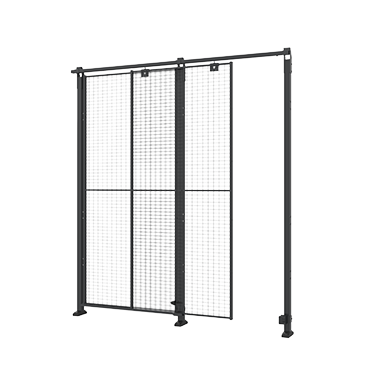 Einfache Schiebetür