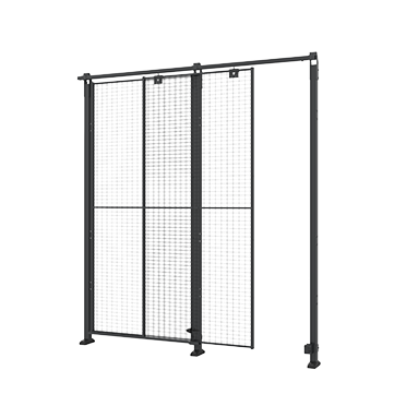 Einfache Schiebetür