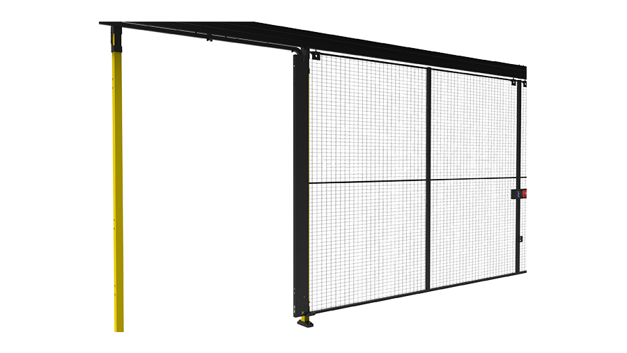 Fleicble cable chain behind