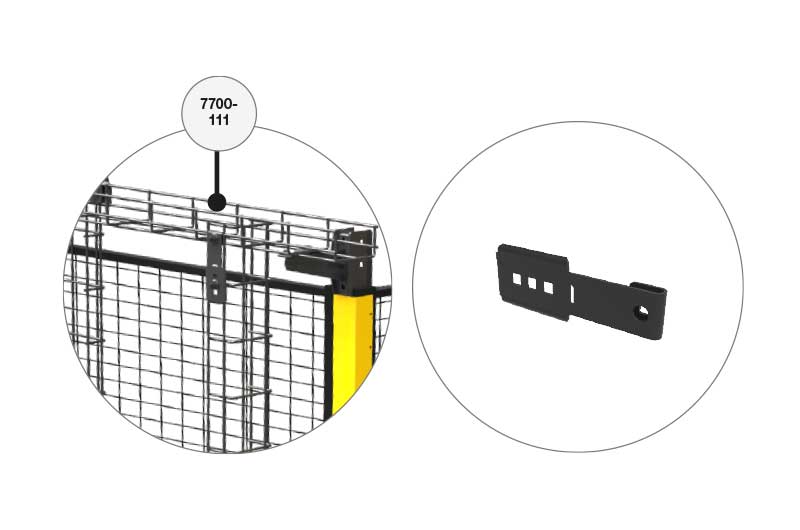 Vertical Bracket 7700 111 For X Tray For X Guard)