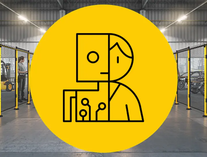 Schutzzaun – den Menschen draußen halten oder den Roboter drinnen? Schutzzaun – den Menschen draußen halten oder den Roboter drinnen?