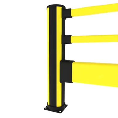 Fußgänger-Barriere mit Rammschutz High