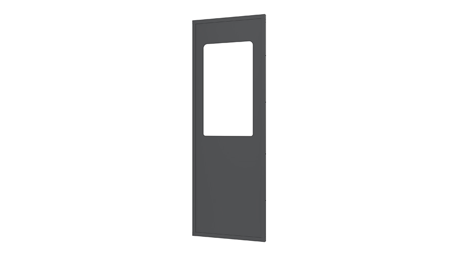 Stahlblechelement mit Kunststofffenster